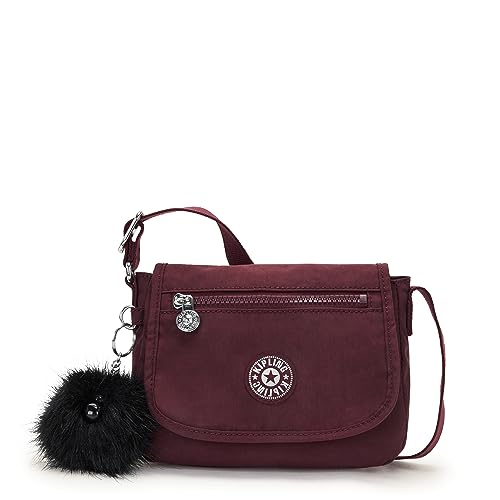 Kipling Women's Sabian Mini Crossbody, Lightweight Everyday Purse, Shoulder Bag, Deep Burgundy G