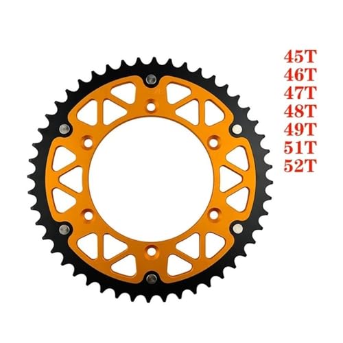 Pignon arrière moto robuste en pas 520 pour RMZ250 DRZ400 - 2