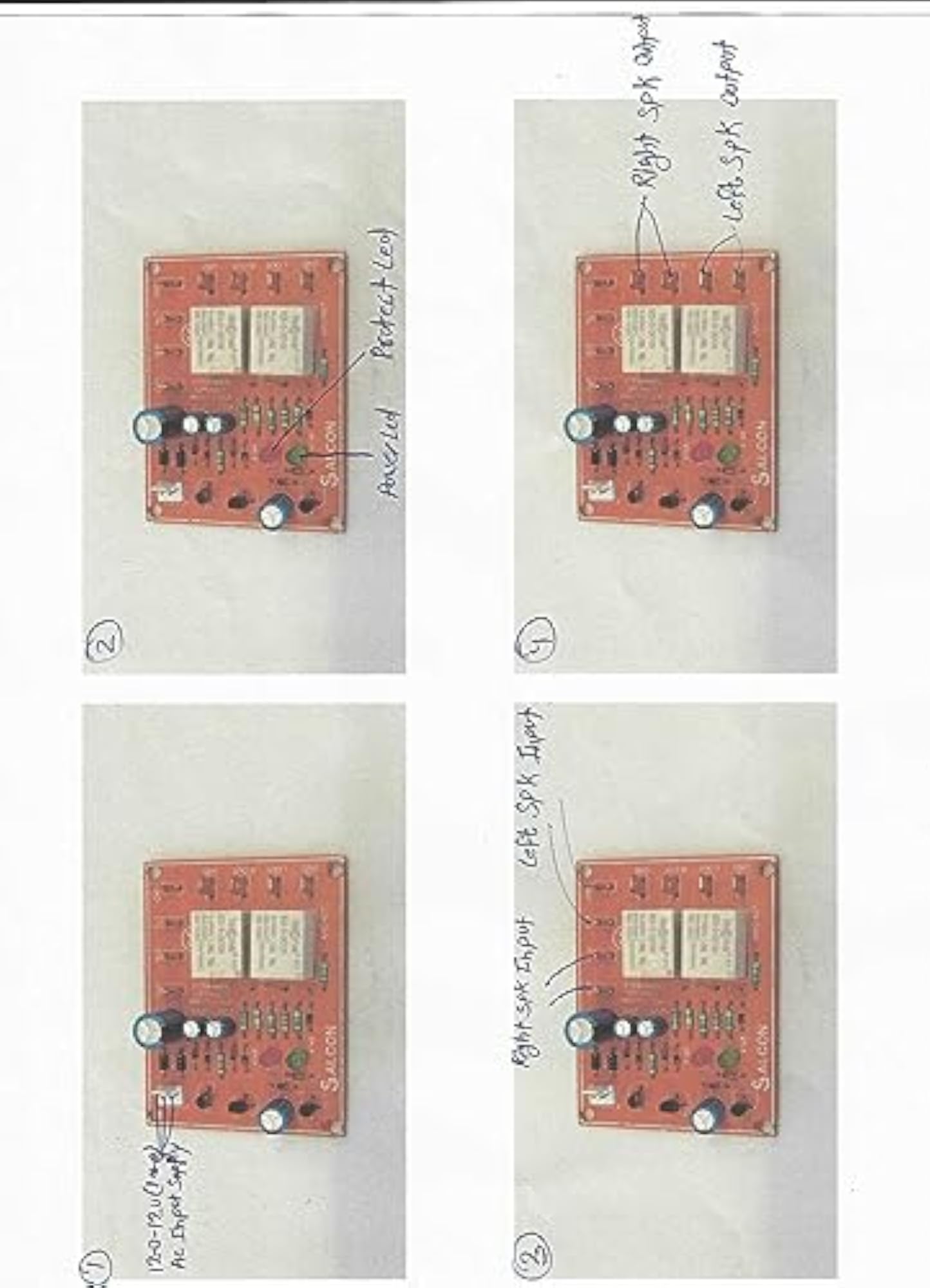 Speaker Protection Board 12-0-12 AC RED ICE Series
