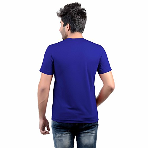 Image of Stylish Regular Fit Plain Men's V-Neck Half Sleeve T-Shirt