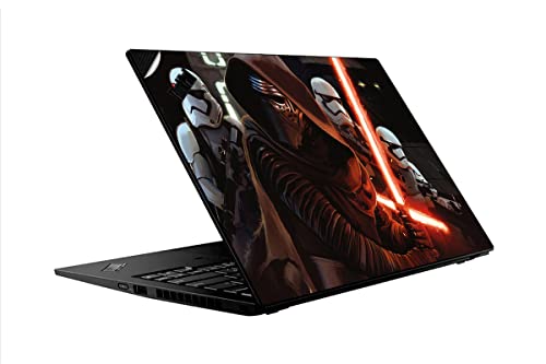 Image of GADGETS WRAP Printed Vinyl Top Only Skin Sticker Decal for Lenovo Thinkpad X1 Carbon Gen 7 - Kylon ren with First Order Stormtroopers