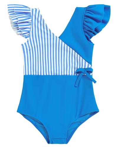 Image of Mioglrie Toddler Baby Swimsuit Girl Bathing Suit Girl 2T 3T 4T 5T 6T Girls One Piece Swimsuits Color Block Swimwear