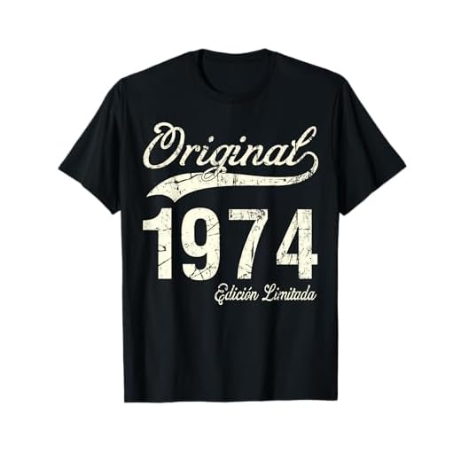 Original 1974 Edición Limitada Cumpleaños 51 Años Camiseta