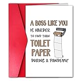 Hilarious Boss Card, Happy Boss Day Card, Funny Boss Card, Best Boss Lady Gifts (Harder to Find than...