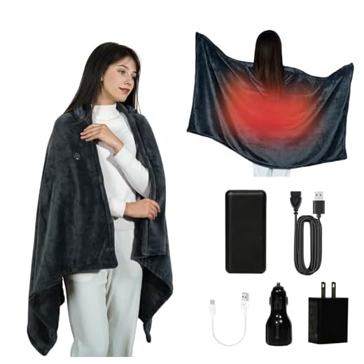Can you pack a heating pad in checked luggage MIMYTH Cordless Heated Blanket with Hoodie
