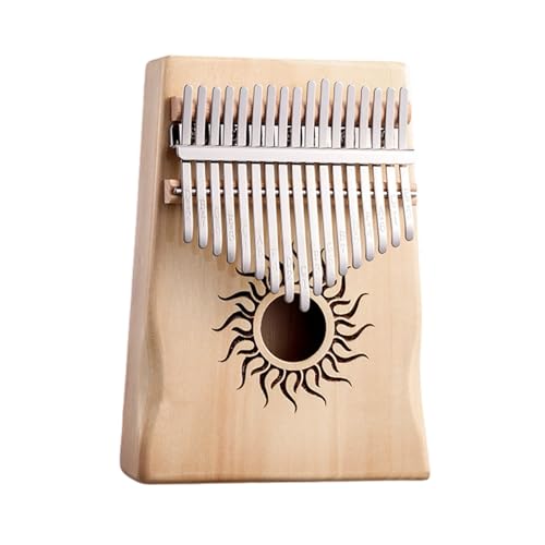 ポータブル 木製 親指 ピアノ 17/21 鍵 指 ピアノ ポータブル 小型 楽器 子供 初心者