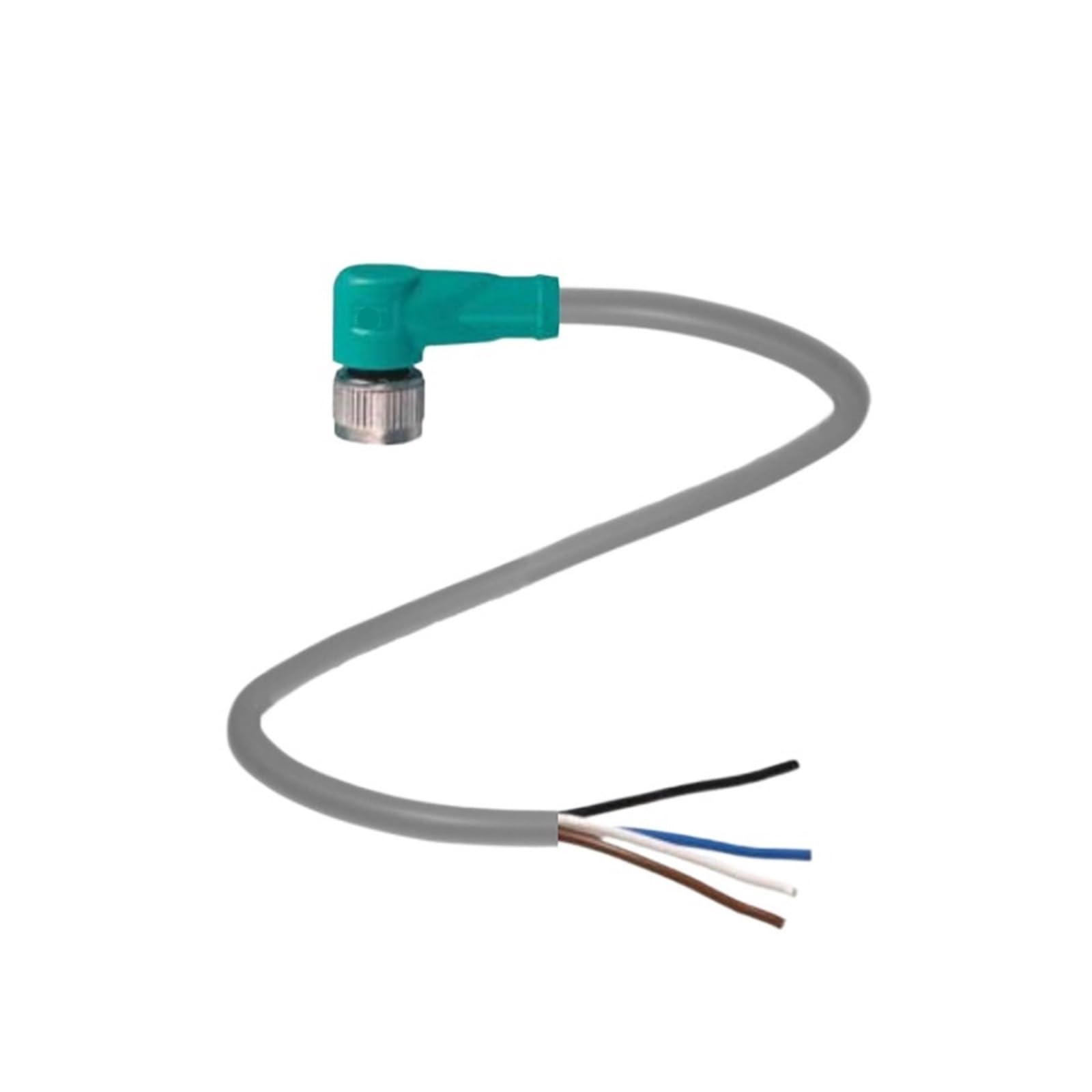 Câble de capteur V1-WN-15M-PUR connecteur femelle coudé et accessoire 15m
