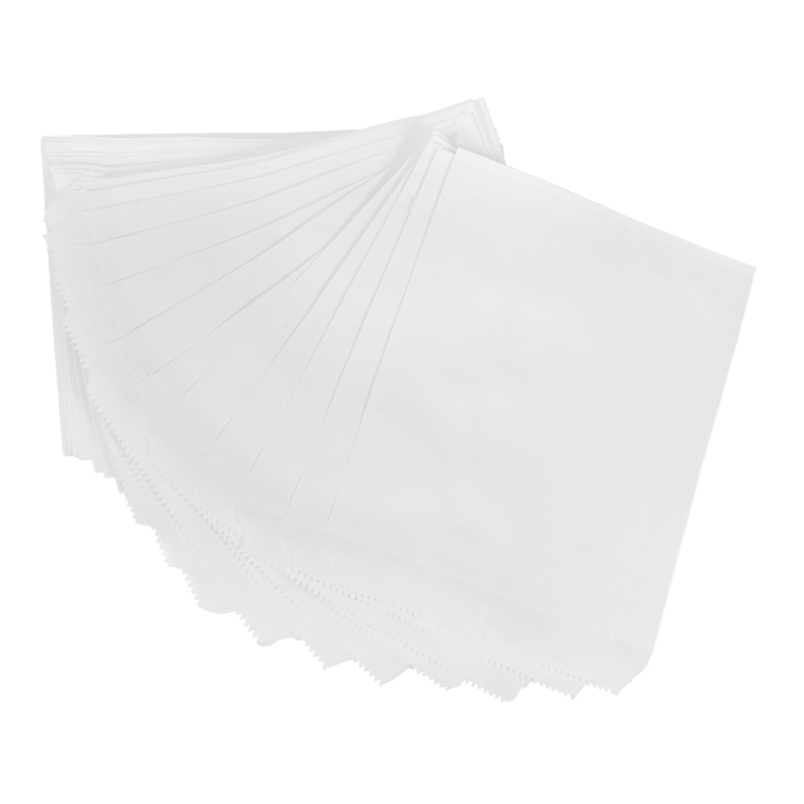Sachets en papier blanc jetables pour conserver les barres de fromage
