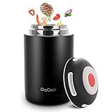 DaCool Insulated Lunch Container Vacuum Stainless Steel Hot Food Jar 16 oz Insulated Food Containers...