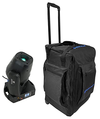 Rockville Rock SPOT 260W DJ Moving Head Spot Light w/Wireless DMX+Rolling Bag