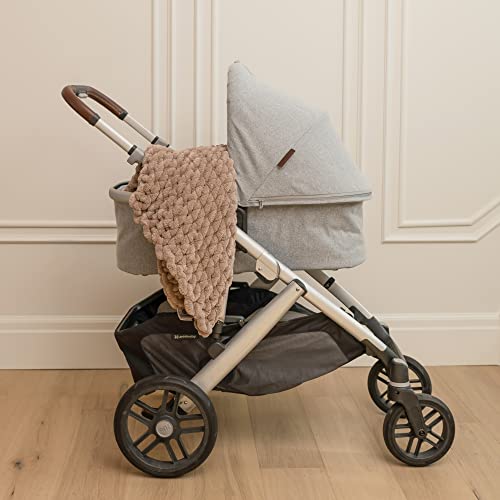 Samiah Luxe Chunky Knit Baby Blanket 50X30 Sandstone Brown; Baby Blanket For Boho Decor Or Modern Nursery; Adult Lap Blanket Or Dog Blanket; Baby Boho Blanket For Baby Room Decor, Stroller Or Crib #TOP5