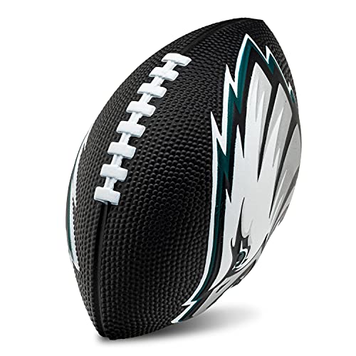 Image of Franklin Sports NFL Football - Kids Foam Football - Soft Junior Size 8.5 inch Ball with 3D Logos - Perfect for Gameday + Tailgates