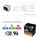 CB CHROMEBATTERY YTX30L-BS 12V 385 CCA AGM – Maintenance-Free 30Ah Battery for Harley, ATV, UTV, Snowmobile, Jet Ski – T3 Nut & Bolt Terminal – Fits Harley Touring, Polaris Sportsman 850