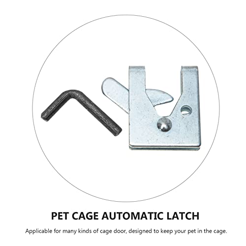 Serrure de porte de cage pour chien et chat: kit de fixation pratique - 8