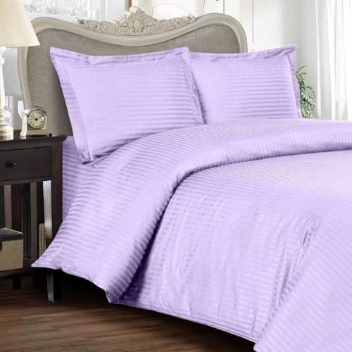 Image of Sofrito Micorfiber - Cotton Feel Duvet /Comforter Cover with Solid Zipper Closure & Four Corner Ties (Single - 61 inchx91 inch - Inches) - Lavender | Solid Zipper Closure & Four Corner Ties |