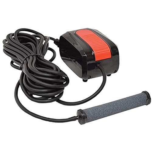 Easypro Cas1: Compact Aeration Kit For Water Gardens & Koi Ponds (Up To 1000 Gal & 4' Deep) | Single Outlet, Single Stone Diffuser | Quiet Operation | 2-Year Compressor Warranty #TOP8