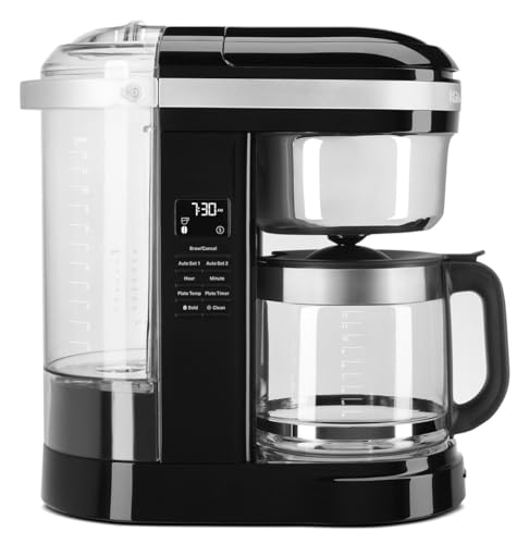 KitchenAid 12 Cup Drip Coffee Maker with Spiral Showerhead and Programmable Warming Plate, Onyx Black, KCM1209OB by KitchenAid - Image 3