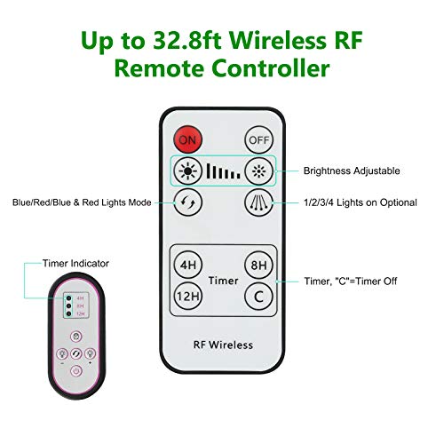Led Plant Grow Light For Indoor Plants, 4 Head 72 Led Full Spectrum Plant Grow Lamp With 9 Brightness & 4 Modes, Clip-On Plant Growing Lights With Timer For Indoor Greenhouse Plant Growth #TOP6