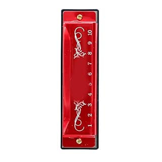 Harmonica, 20 Mélodies Légères et Durables sans Déformation Orgue à Bouche pour Salle de Classe (Rouge) - Les Beatles, Paul McCartney, John Lennon, RIngo Starr, George Harrison Harmonica, 20 Mélodies Légères et Durables sans Déformation Orgue à Bouche pour Salle de Classe (Rouge) – Image 5