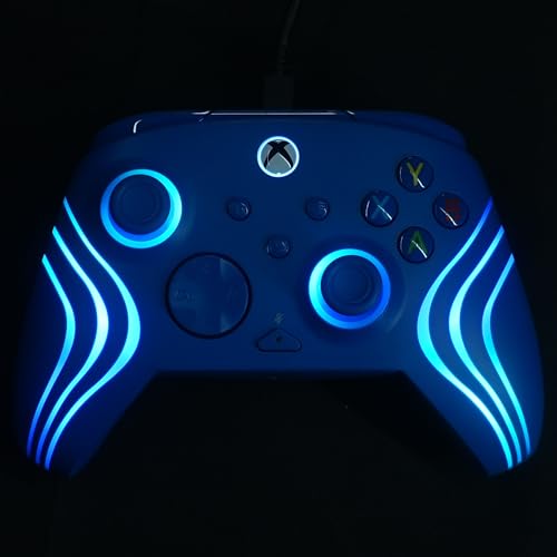 undefined 【Amazon.co.jp限定】TURTLE BEACH コントローラー Afterglow Wave ブルー 有線 USB Xbox公認 PC/Xbox対応 3ストップ トリガーストップ マッピング可能 背面ボタン RGB チャットミックス 人間工学【メーカー保証2年+代理店保証6ヶ月】 の商品画像 2