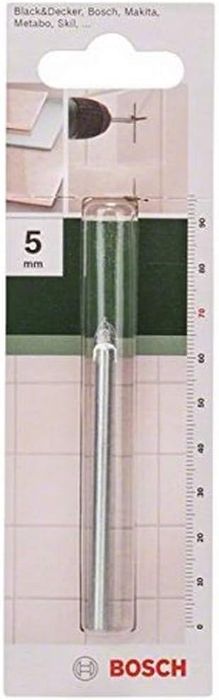 Bosch Accessories 2609255466 70mm Tile Drill Bit with Diameter 5mm, Silver, 5 mm