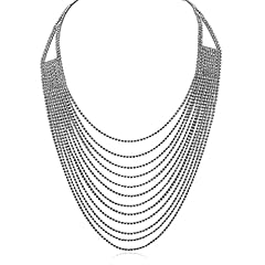 Cubic Zirconia Chain - Burnish