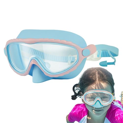Gafas de natacion antivaho sin fugas con cobertura facial ajustable