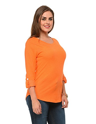 Image of Frenchtrendz Women'sCotton Poly Top(XS-4XL)