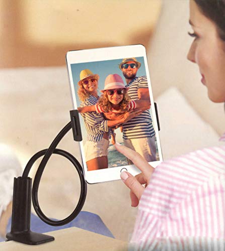 Suporte para Smartphone e Tablet Vivitar com rotação 360° e haste flexível para fixação em mesa – Pr