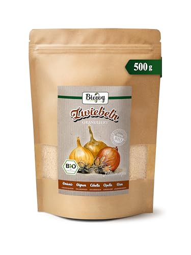 Biojoy Oignon granulé BIO (500 g), granulés d'oignons séchées (Allium cepa)