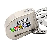 Cable de recordatorio y bolsa de almacenamiento incluidos: el candado de freno de disco de motocicleta incluye un cable de recordatorio de 1,5 m, este cable ligero se extiende desde el manillar y de vuelta al bloqueo de freno de disco, recordándote que debes quitar el bloqueo de disco de la motocicleta antes de montar para evitar posibles daños. Viene con una bolsa de transporte para un fácil transporte y almacenamiento del bloqueo de alarma de motocicleta.