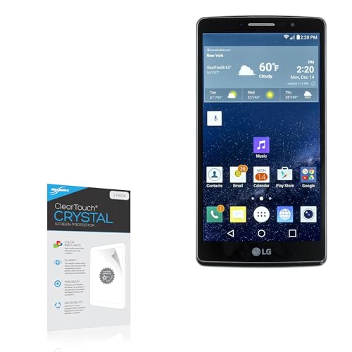 BoxWave Screen Protector Compatible with LG G Vista 2 - ClearTouch Crystal (2-Pack), HD Film Skin - Shields from Scratches