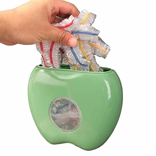 Storaffy Frischhaltebeutel-Spender Box – 100 Beutel, Wandmontierbar, Wiederverwendbar, Orange