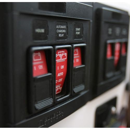 Panel de control remoto Blue Sea Systems con gestión magnética para relés de barcos 2