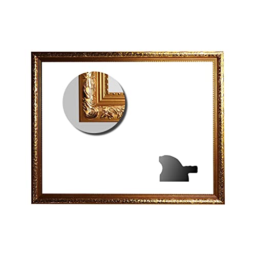 Cadre baroque en argent 937 ORO - Cadre vide - 40 x 60 cm