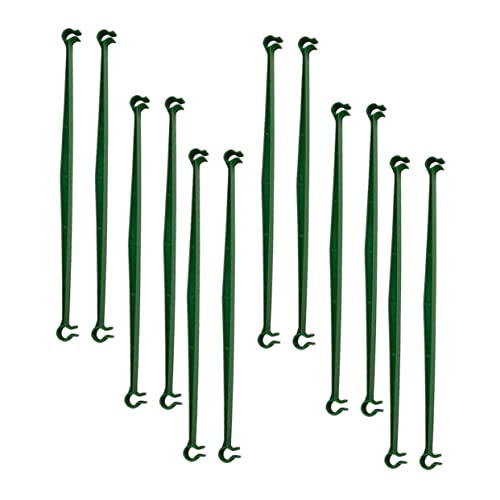 VINTORKY 12stücke Zimmerpflanzenstützstab Aus PVC-Material Gartenstabarme Für Kletterpflanzen Pflanzzubehör Robust Und Leicht Zu Reinigen Und Anzuwenden