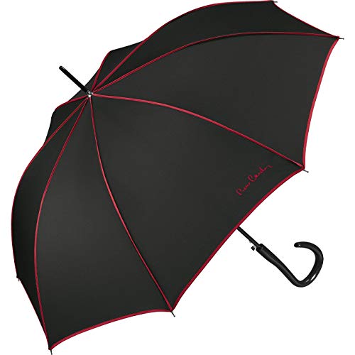 Preisvergleich Produktbild Pierre Cardin Stockschirm Automatik Signature Schwarz-Rot