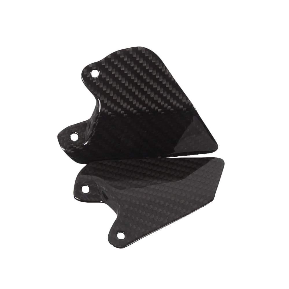 Per DUCATI 748 916 996 998 Piatti Tacco In Fibra di Carbonio Twill Gloss Moto Pedana Della Copertura Protezione