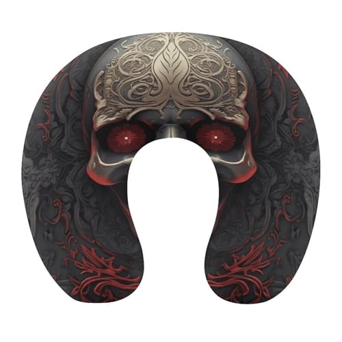 Almohada de viaje espuma viscoelástica tamaño único miniatura 1