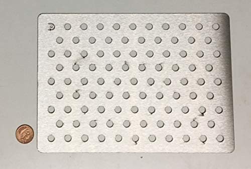 STERNGUARD Pack of 2 Rustproof 0.9mm Stainless Steel Swirl Drain Covers @280x200mm