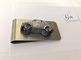 Geldscheinklammer mit Fiat 500-Emblem in 3D-Zinn-Optik