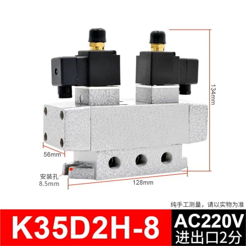 Électrovanne K35D2H-20 haut débit à commande électrique inversant 220V - 3