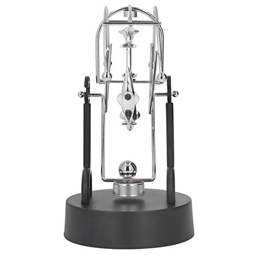 Perpetual Motion Toy, Dolphin Perpetual Motion Electric Metal Magnetic Swing Toy para Decoração de M