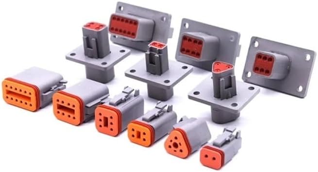 DT04-4P-L012 Type Waterproof Automotive Connector 2P/3P/4P/6P/8P/12P Butt Harness Socket Terminal(8p,100Sets)