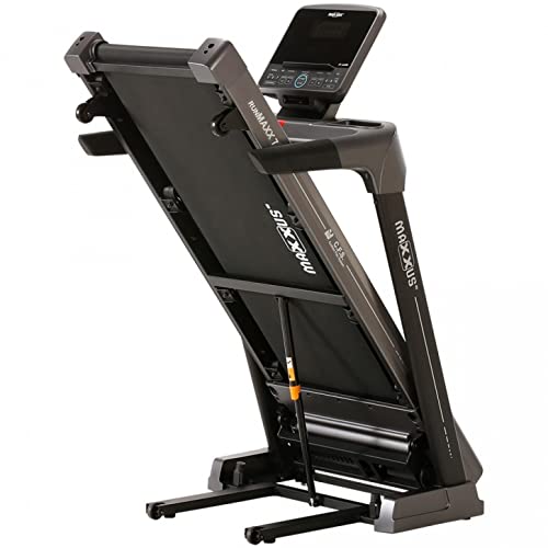 Foto von MAXXUS Laufband RunMaxx 7.1 - Klappbar, Elektrisch, mit LCD Display, Bluetooth App Steuerung, 12 Programme, Lauffläche 130 x 46cm, bis 18 km/h, Puls - Heimtrainer, Fitnessgerät für Zuhause, Treadmill