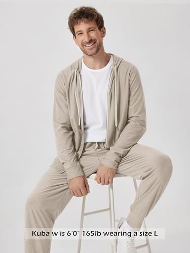 Image of ODODOS Men's Performance Joggers - Ultra Soft odSTRATUM Tech Sweatpants with Adjustable Waist and Secure Pockets