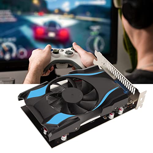 Image of Septpenta 1GB Graphic Cards1gGB PCI Express X16 DDR5 Gaming Graphics Card for AMD Chip,Video Card with Large Aluminum Alloy Heat Sinks,VGA and DVI Output Interface Pc Graphics Card for Computer GPU