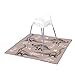 Aibyks Tapis Anti-éclaboussures pour Chaise Haute - Tapis Anti-éclaboussures et Nappe Portables, Tapis Anti-éclaboussures et Anti-éclaboussures réutilisables, Tapis de Sol pour bébé, Enfants