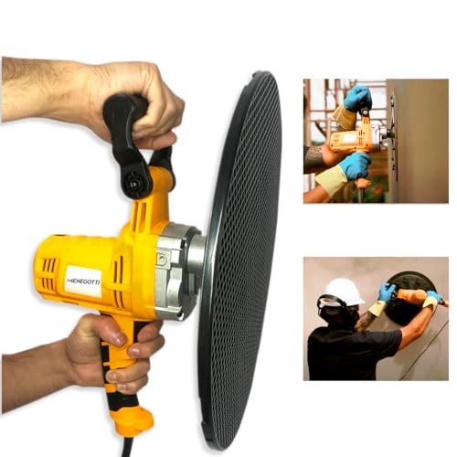 Desempenadeira Elétrica Reboco MDE127v 1200w Menegotti para Massa corrida, Argamassa e Gesso.