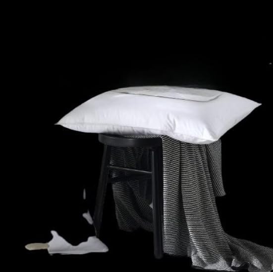 HONEYFEEL® Indian Made No.1 Standard Pillow 40% Goose Down 60% Feather Sleeping Chamber 18x27 in (ONLY 1 PCS)-image-37